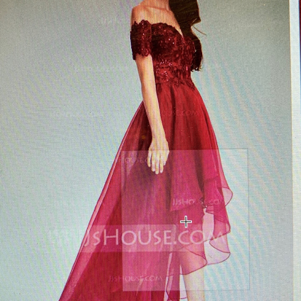 Never Worn Sexy and Stylish Burgundy Evening Gown